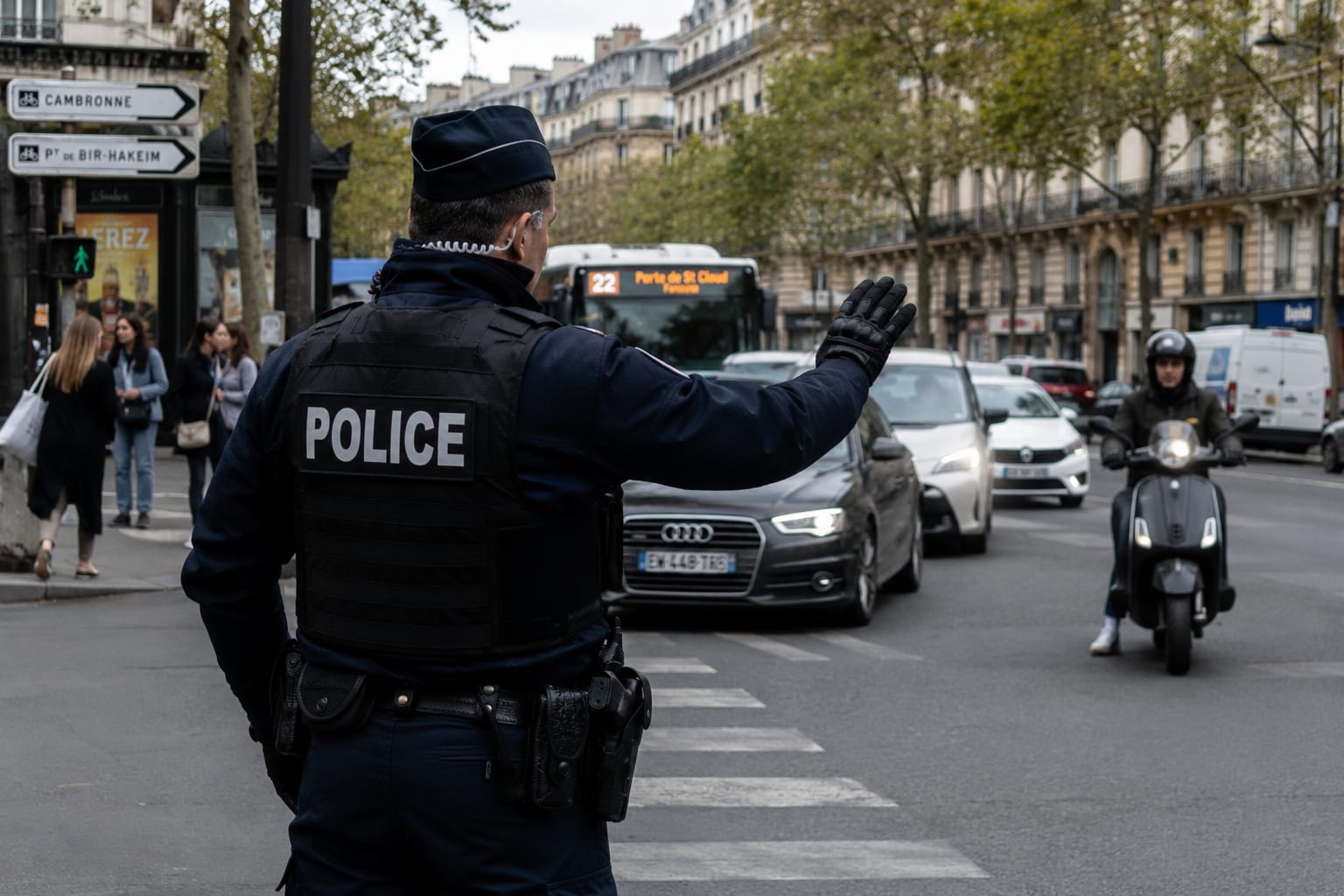 Police en action