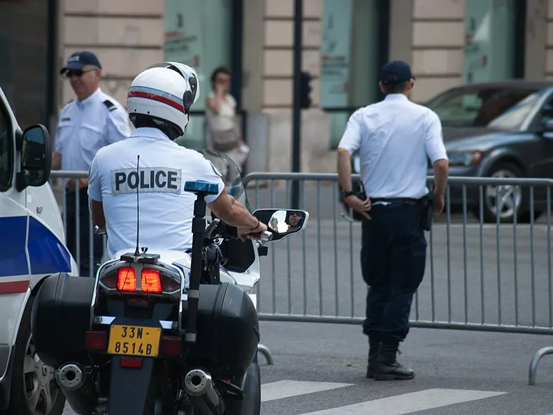Police en action